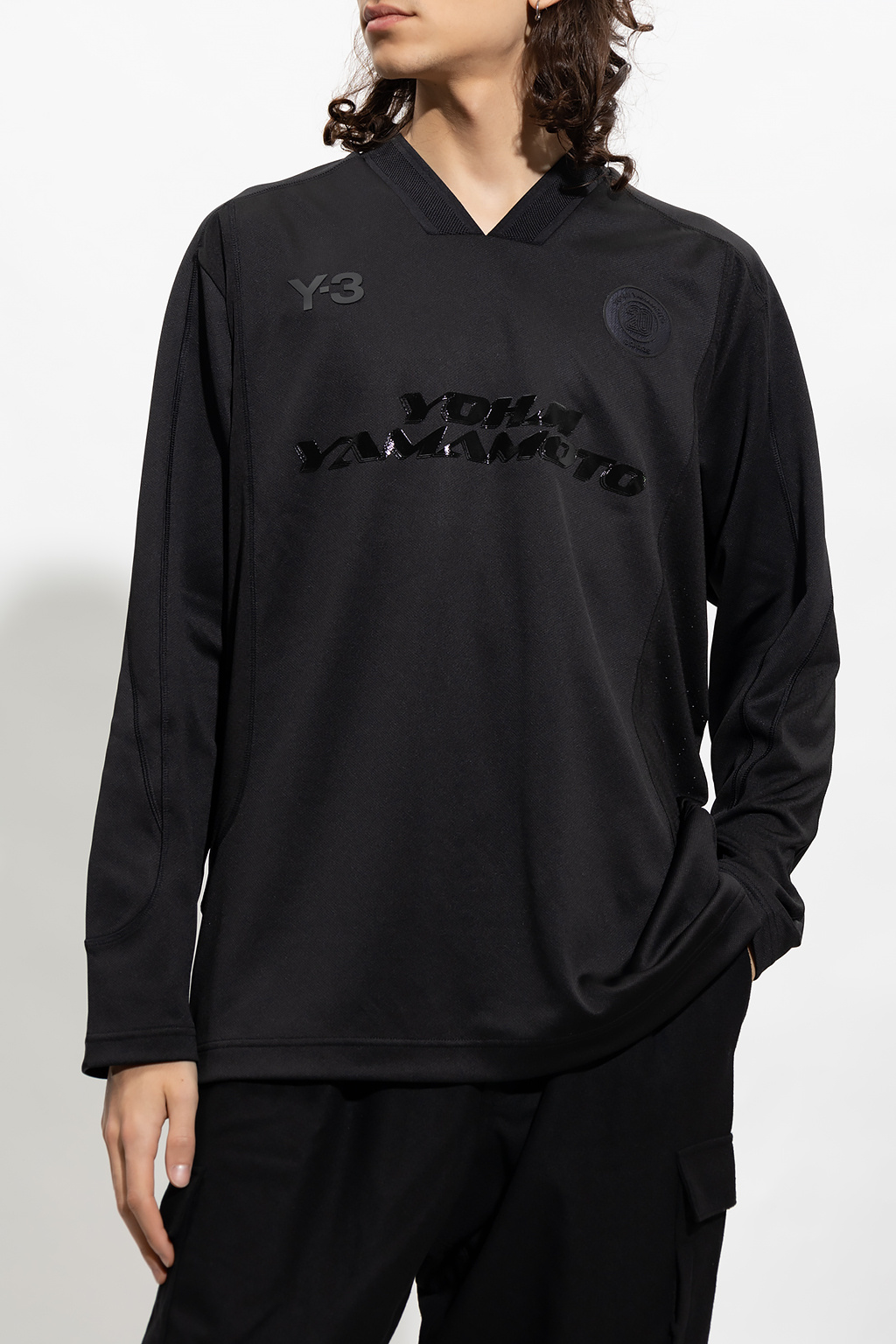 Y-3 Yohji Yamamoto T-shirt with long sleeves | Men's Clothing | Vitkac